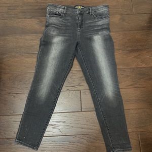 Light black wash denim jeans